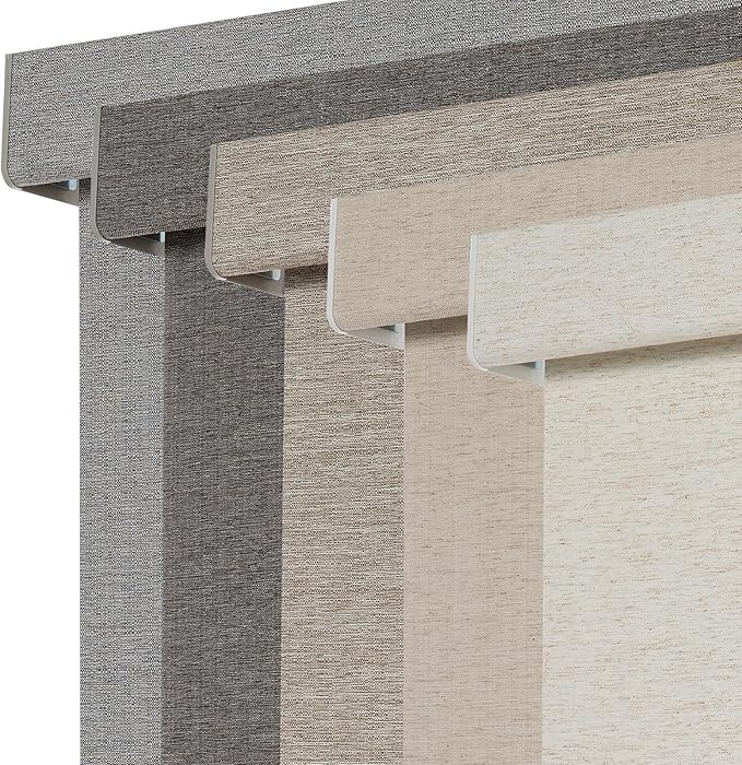 Persilux Blackout Roller Shades for Window Blinds,Cordless,Linen Fabric,Thermal Insulated Fabric UV Protection Shades for Home,Office,Bedroom,Door,Blackout-Cream,22" W X 72" H