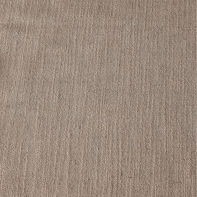ChadMade Blackout Curtain 84 Inches Long Grommet Faux Linen Drape for Living Room Bedroom Children's Room 120Wx84L, 1 Panel, Rust Brown, Tallis Collection
