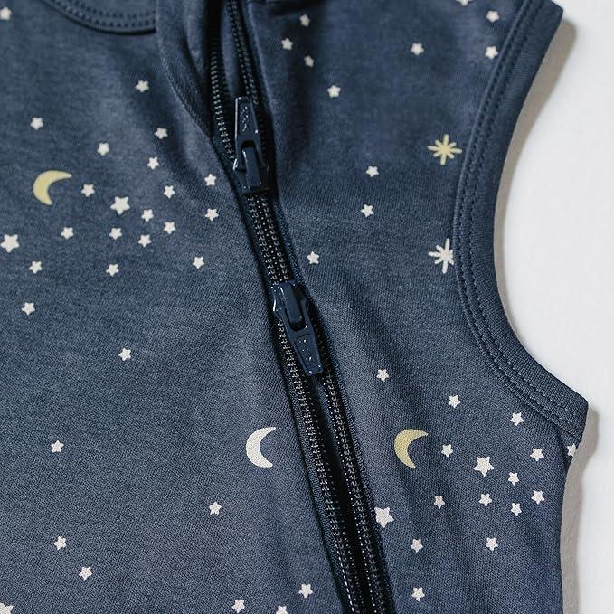 Ecolino Organic Cotton Baby Sleep Sack - 2-Way Zipper Baby Wearable Blanket - Toddler Sleeping Bag Sack - 18-36 Months - Milky Way