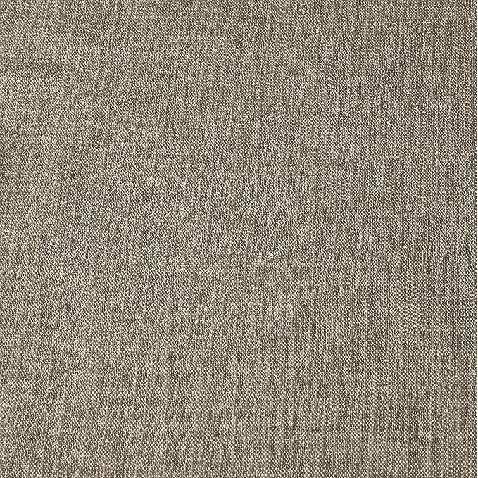 ChadMade 120 Inch Width Room Darkening Grommet Curtains Faux Linen Drapery Block Out The Light for Sliding Glass Door Living Room 120Wx84L, 1 Panel, Oak, Tallis Collection