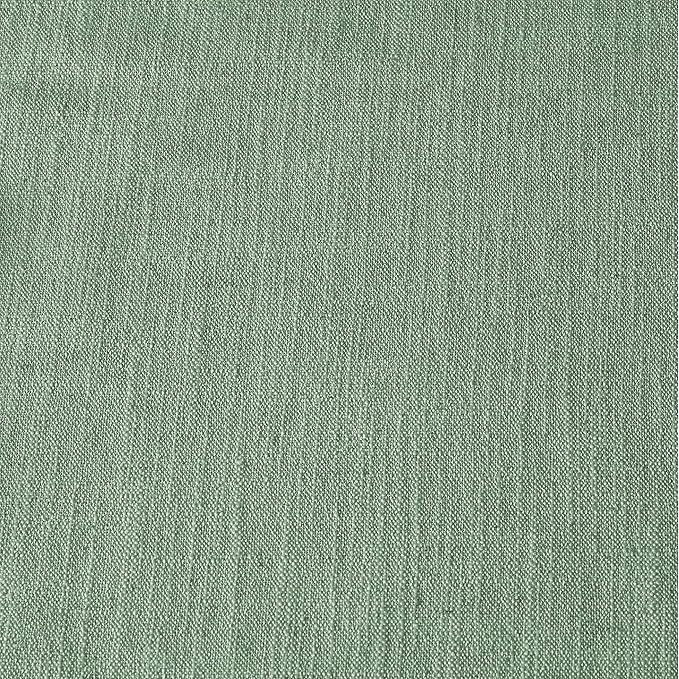 ChadMade Extra Wide Room Darkening Grommet Polyester Linen Curtain 120 Inches Wide Drape for Living Room Patio Sliding Door 100Wx96L, 1 Panel, Lagoon, Tallis Collection