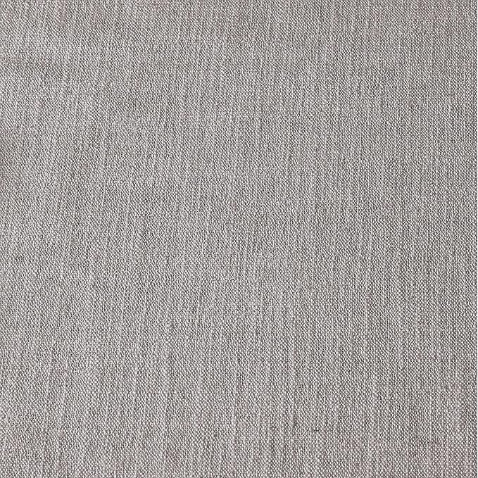 ChadMade 120 Inch Width Room Darkening Grommet Curtains Faux Linen Drapery Block Out The Light for Sliding Glass Door Living Room 120Wx84L, 1 Panel, Parchment, Tallis Collection